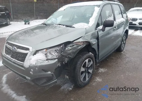 2017 Subaru Forester 2.5I из США, поврежденный, VIN JF2SJABC4HH570133
